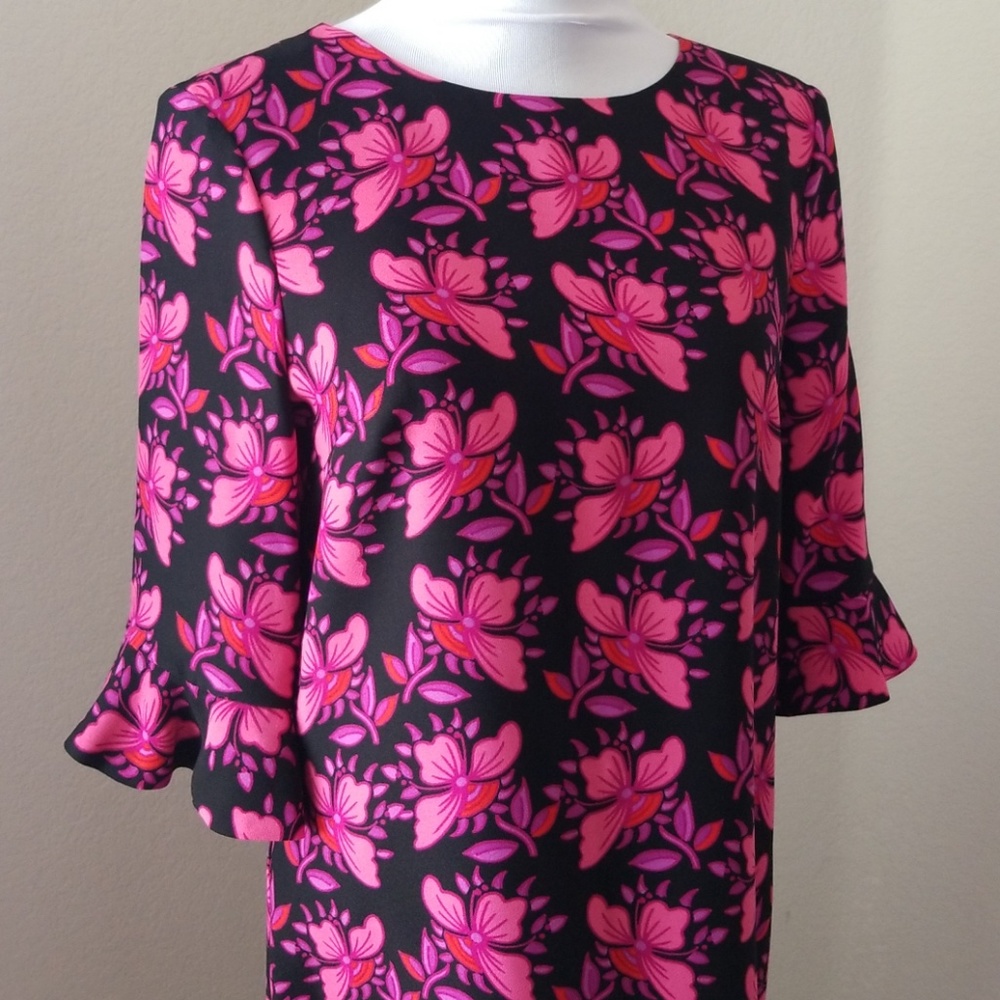 CeCe Patterned Petite Dress